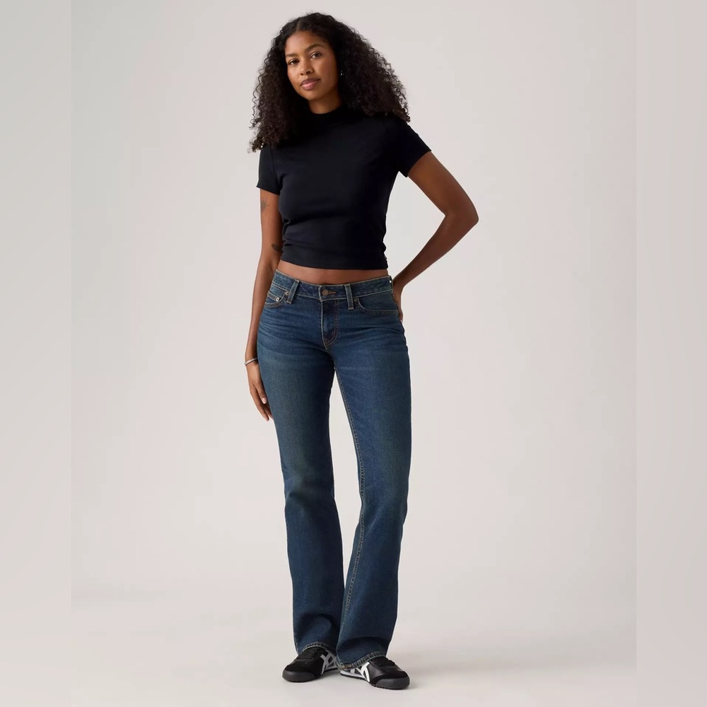 Levi’s Signature Low Rise Curvy Bootcut Denim Jeans Classic Denim Casual Y2K